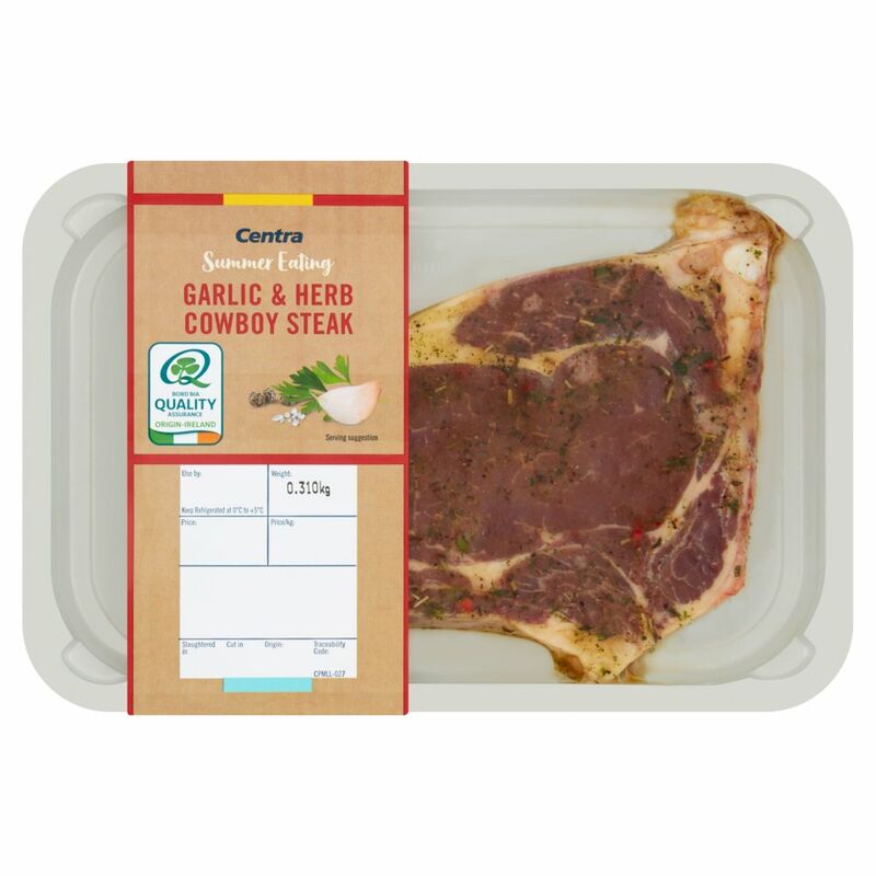 Centra Summer Eating Garlic & Herb Cowboy Steak