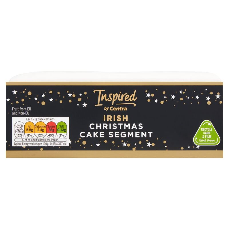 Inspired by Centra Irish Christmas Cake Segment 500g