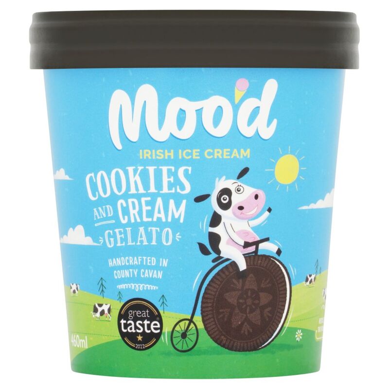 Moo'd Cookies and Cream Gelato 460ml