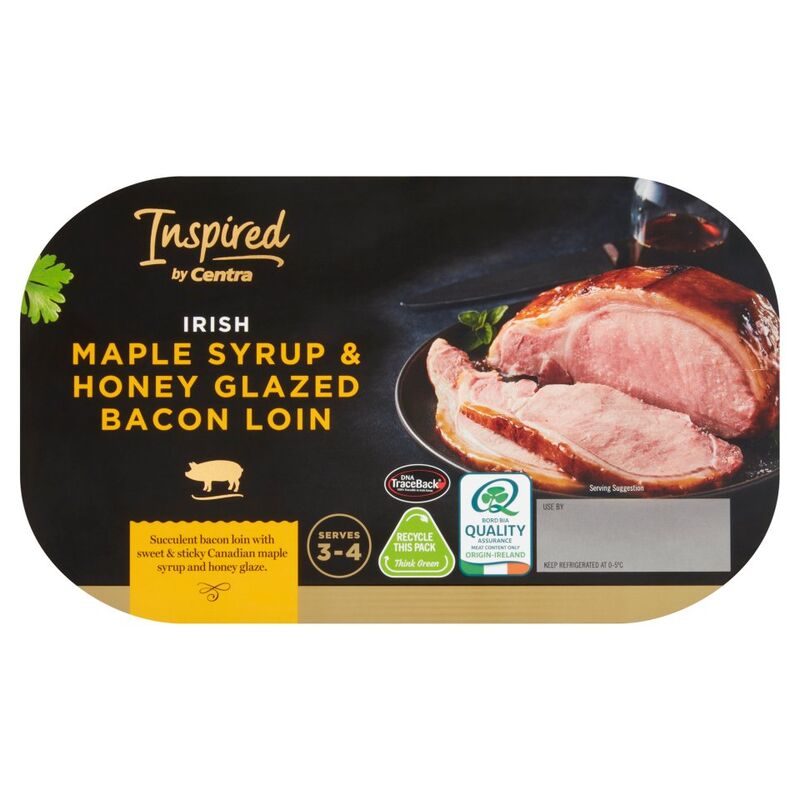 Centra Irish Maple Syrup & Honey Glazed Bacon Loin 600g