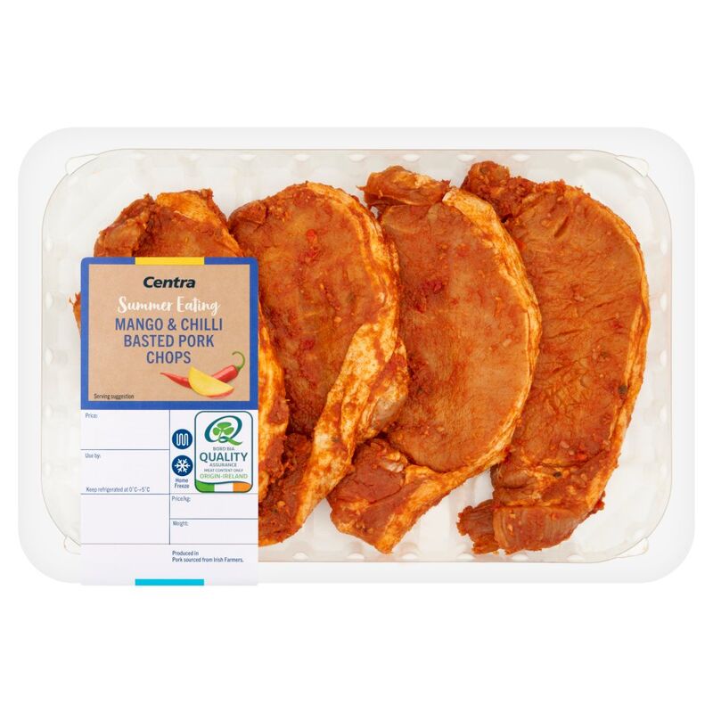 Centra Summer Eating Mango & Chilli Basted Pork Chops