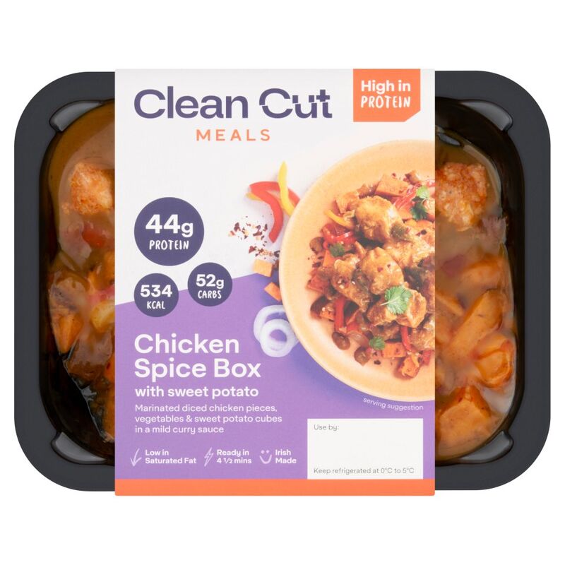 Clean Cut Meals Chicken Spice Box with Sweet Potato 400g