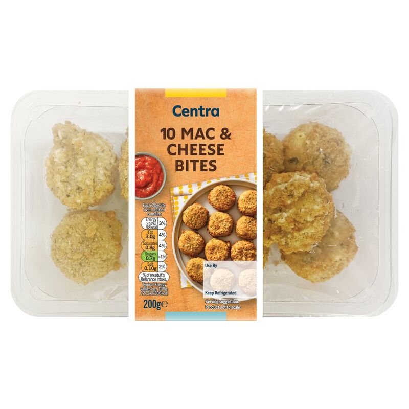 Centra 10 Mac & Cheese Bites 200g