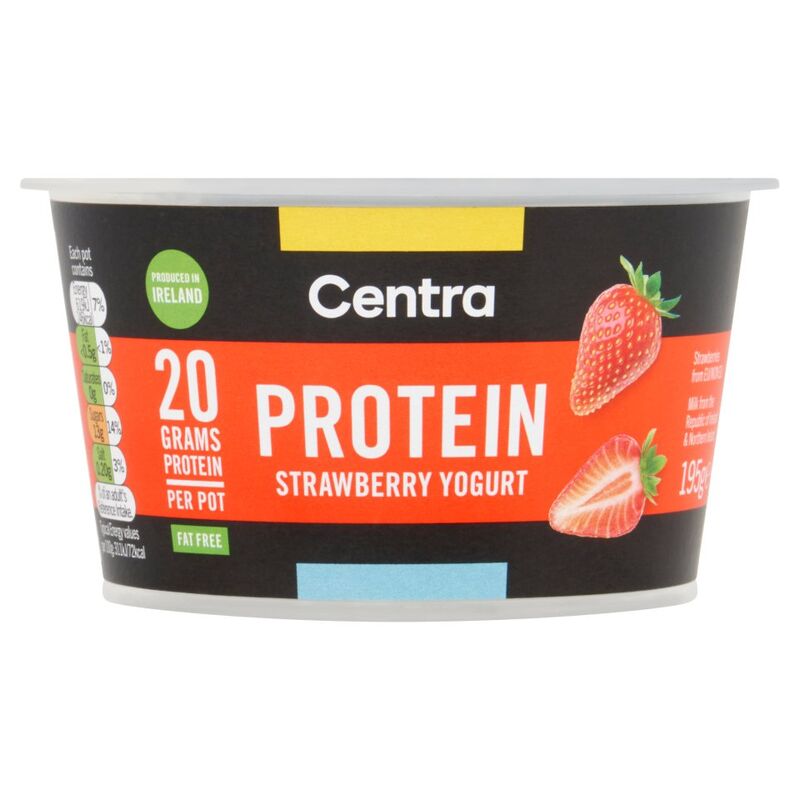 Centra Protein Strawberry Yogurt 195g