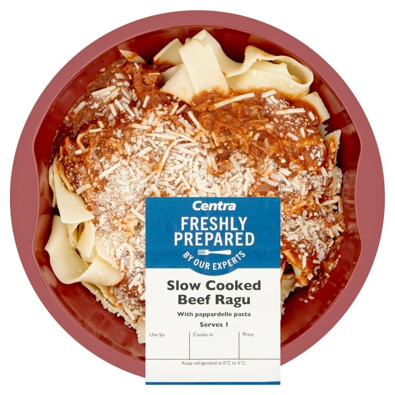 Centra Slow Cooked Beef Ragu with Pappardelle Pasta 450g