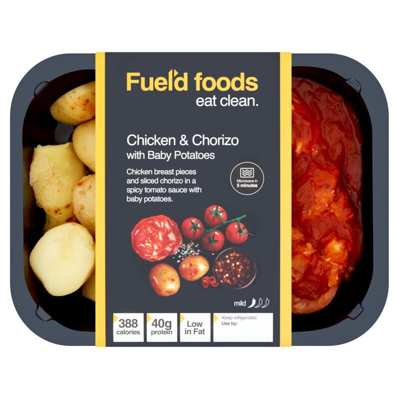 Fuel'd Foods Chicken & Chorizo with Baby Potatoes 400g