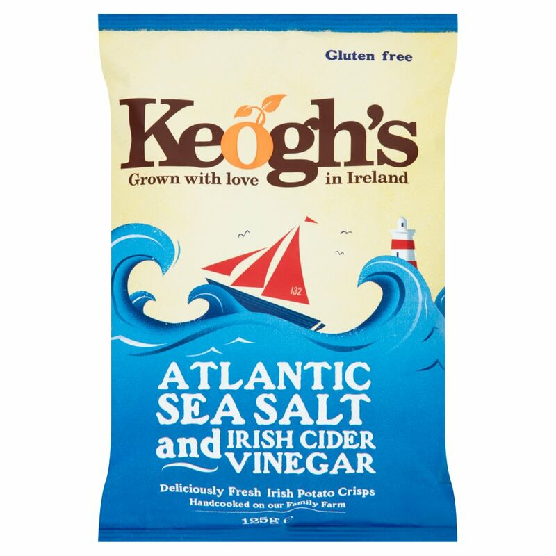 Keogh's Atlantic Sea Salt and Irish Cider Vinegar 125g Keogh's Atlantic Sea Salt and Irish Cider Vinegar 125g