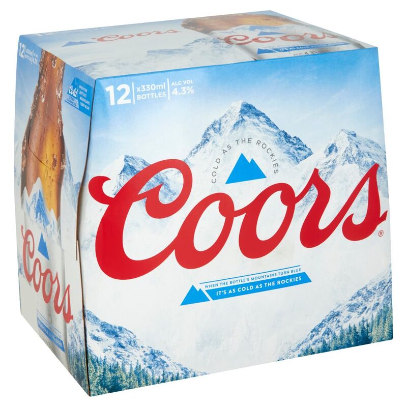 Coors Beer 12 x 330ml