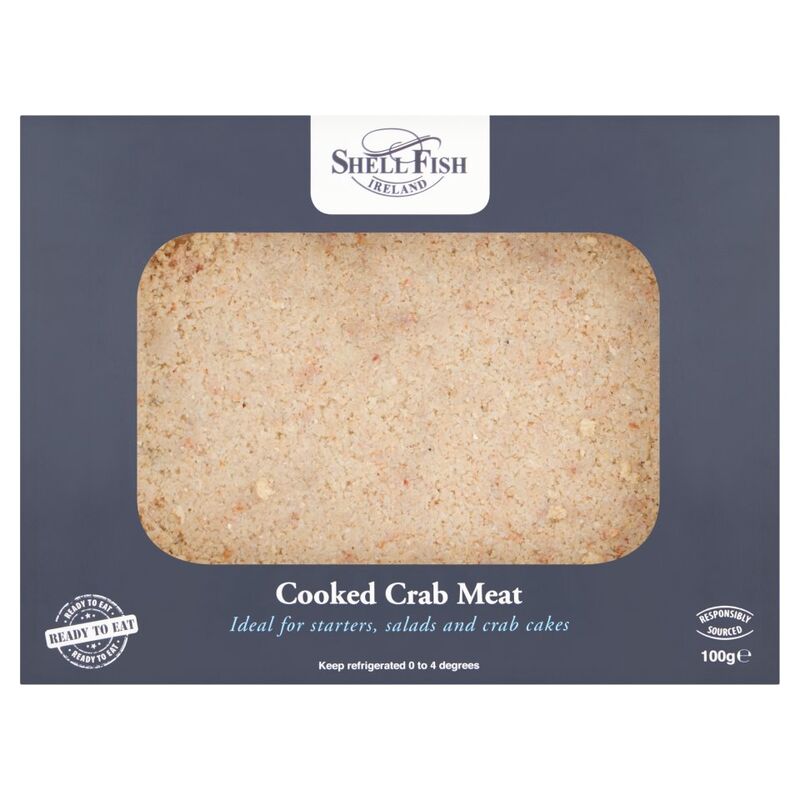 Shell Fish Ireland Cooked Crab Meat 100g