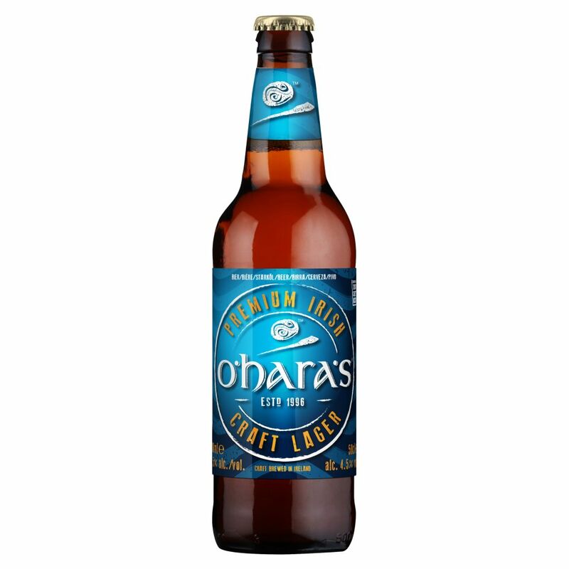 O'Hara's Premium Irish Craft Lager 50cl O'Hara's Premium Irish Craft Lager 50cl