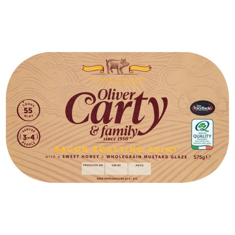 Oliver Carty & Family Bacon Roasting Joint with a Sweet Honey & Wholegrain Mustard Glaze 575g