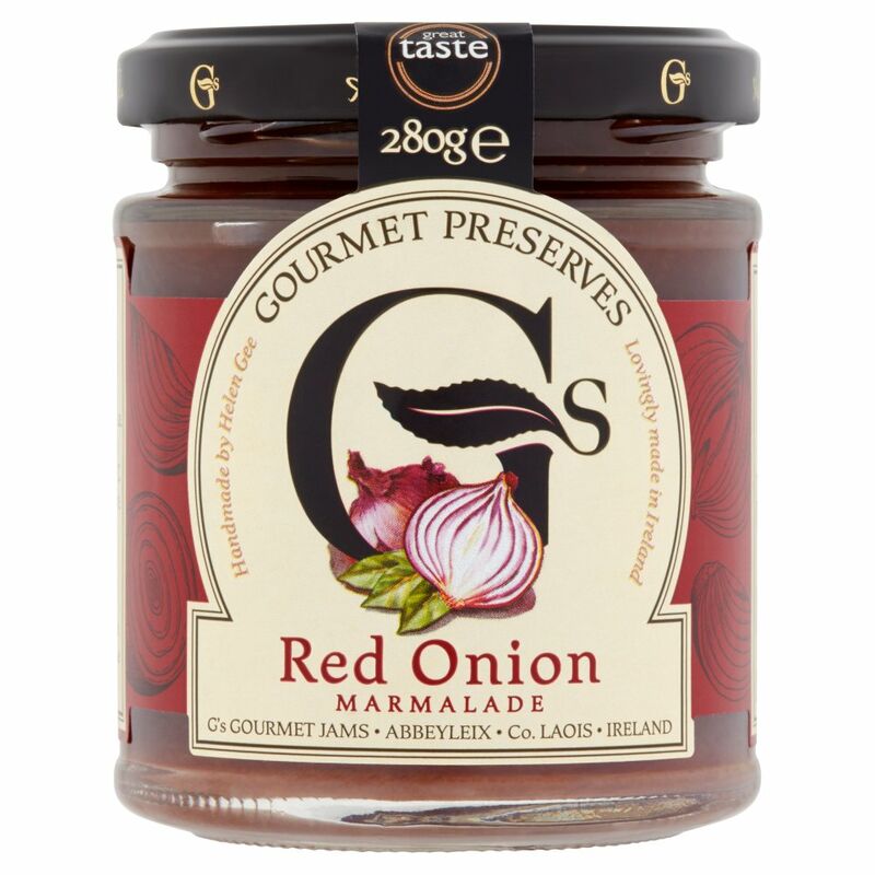 G's Gourmet Preserves Red Onion Marmalade 280g G's Gourmet Preserves Red Onion Marmalade 280g