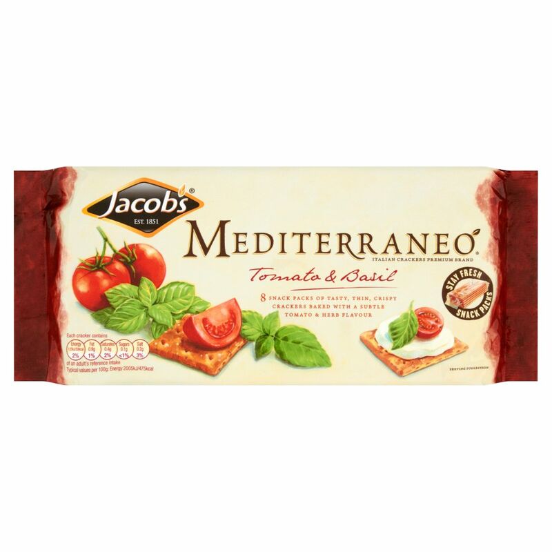 Jacob's Mediterraneó Tomato & Basil 250g