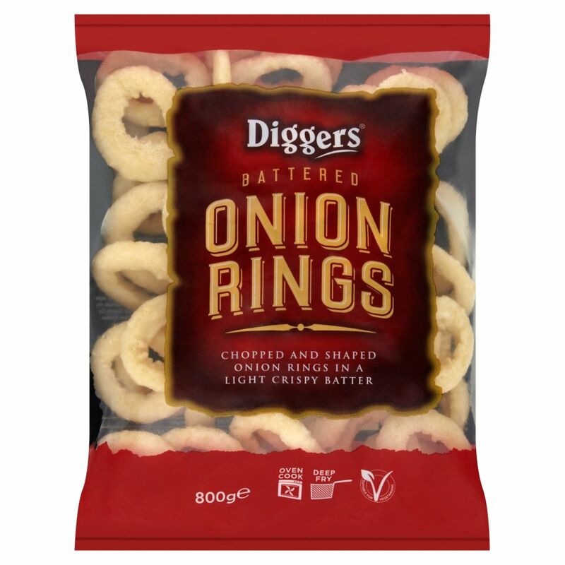 Diggers Battered Onion Rings 800g Diggers Battered Onion Rings 800g