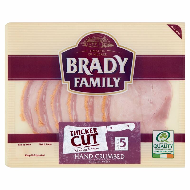 Brady Family Hand Crumbed Thicker Cut Real Irish Ham 140g