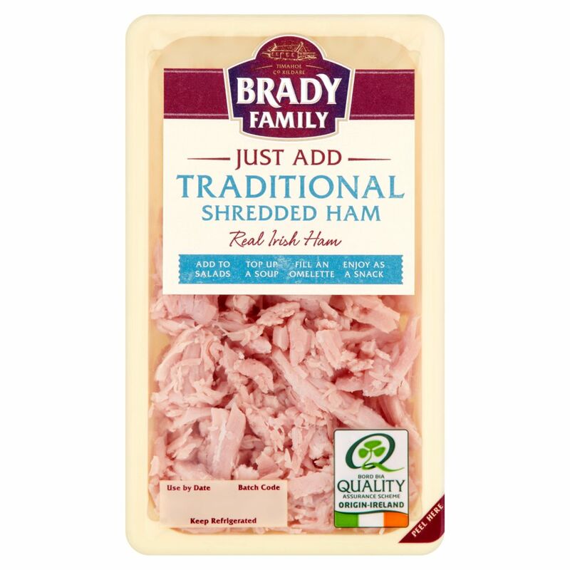 Brady Family Just Add Traditional Shredded Ham 110g Brady Family Just Add Traditional Shredded Ham 110g