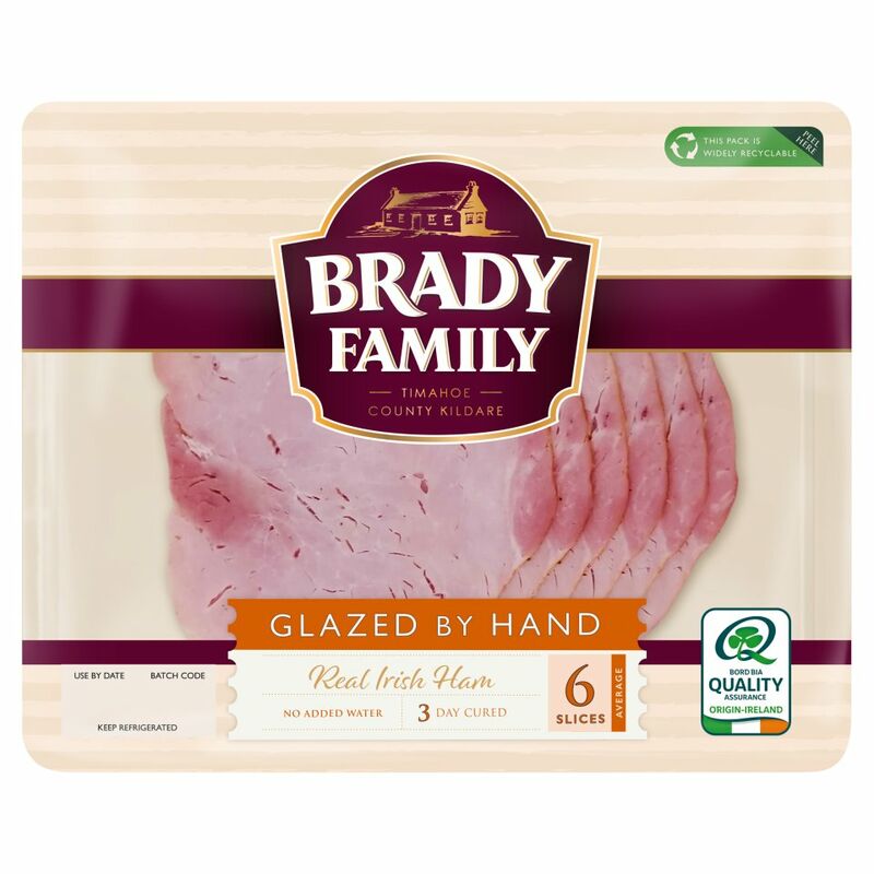 BRADY FAMILY 6 Glazed by Hand Real Irish Ham 80g