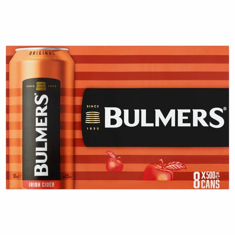 Bulmers Irish Cider Original 8 x 500ml