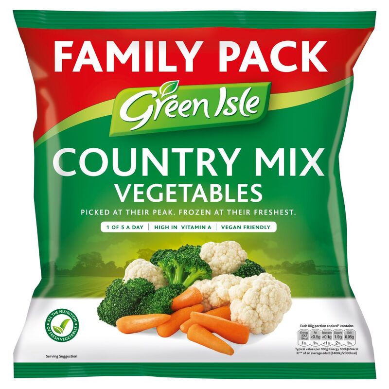 Green Isle Country Mix Vegetables 700g