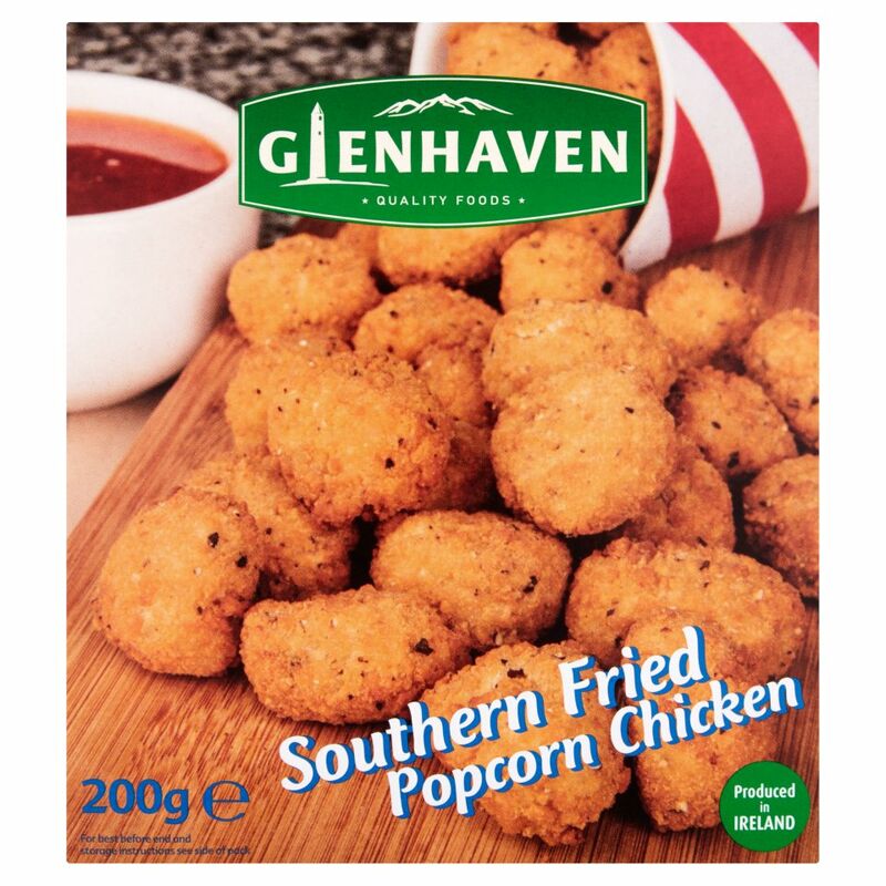 Glenhaven Southern Fried Popcorn Chicken 200g Glenhaven Southern Fried Popcorn Chicken 200g