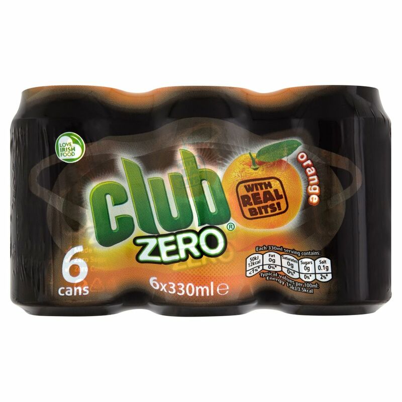 Club Zero Orange 6 x 330ml Club Zero Orange 6 x 330ml