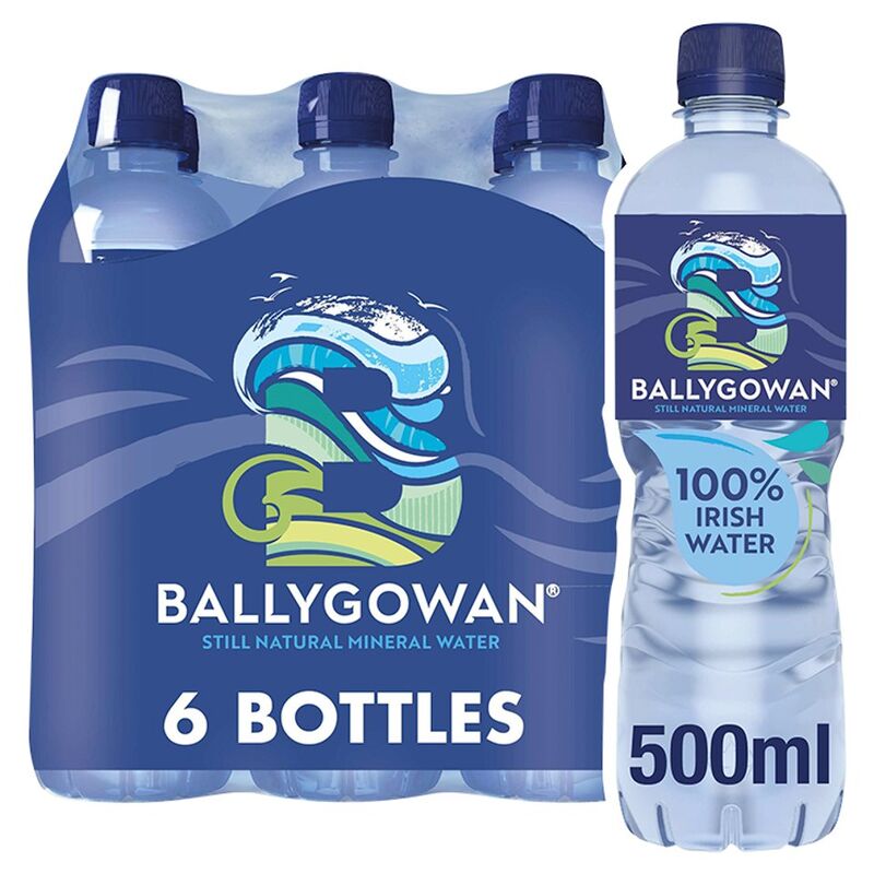 Ballygowan Still Natural Mineral Water 6 x 500ml