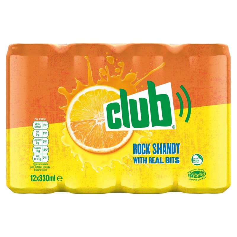 Club Rock Shandy 12 x 330ml