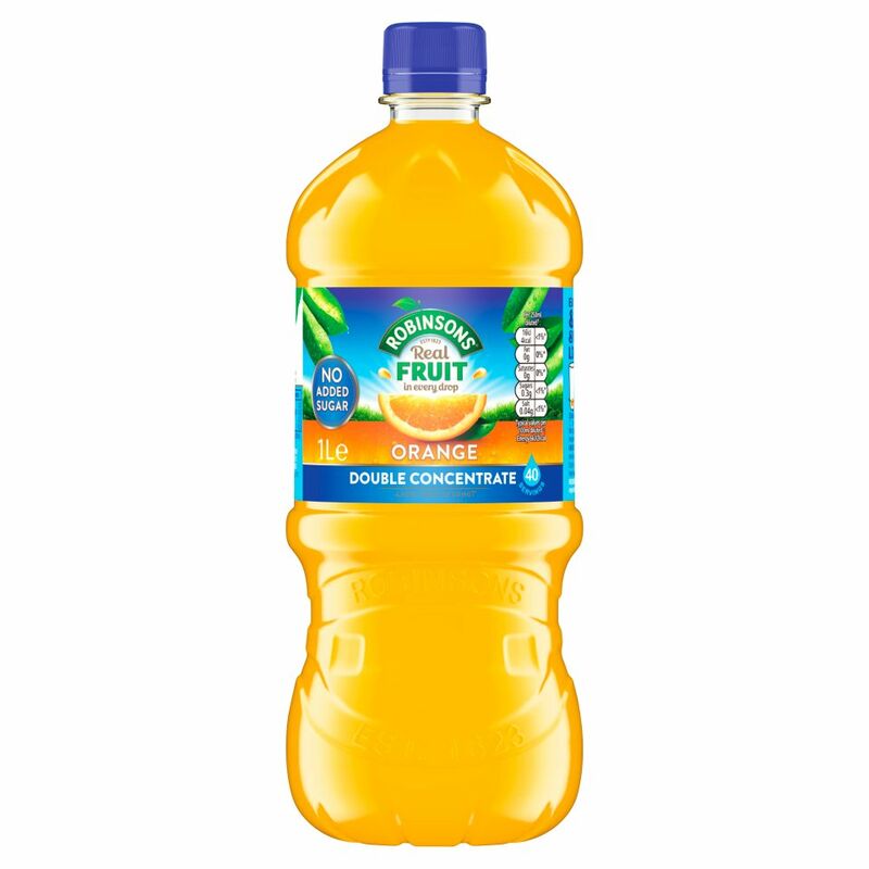Robinsons Double Concentrate Orange No Added Sugar 1L