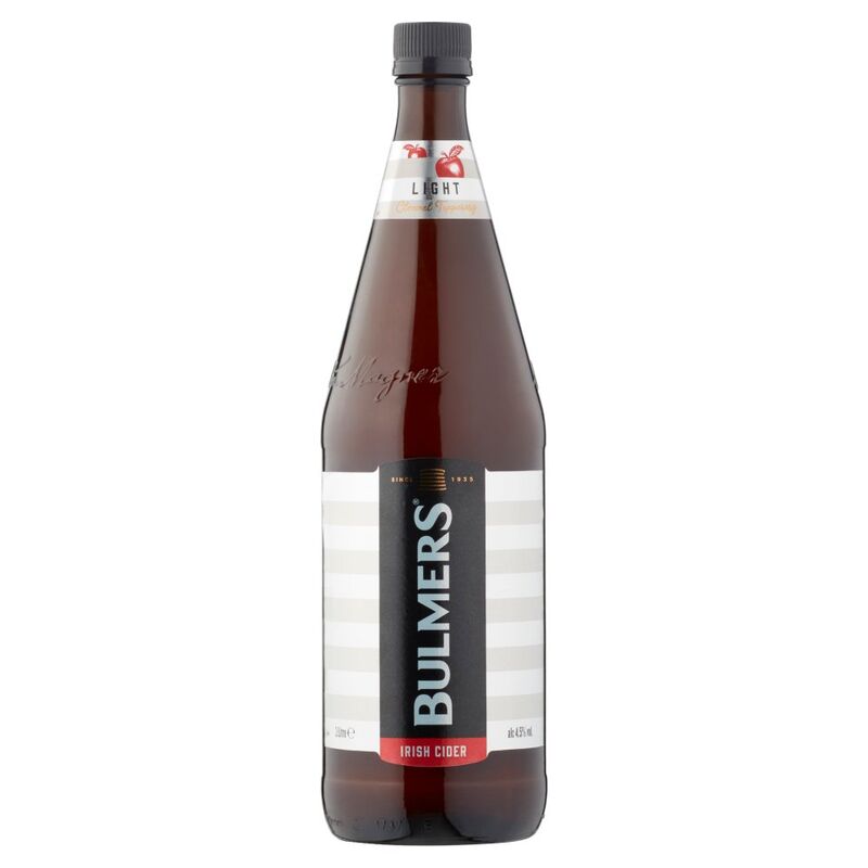 Bulmers Irish Cider Light 1 Litre