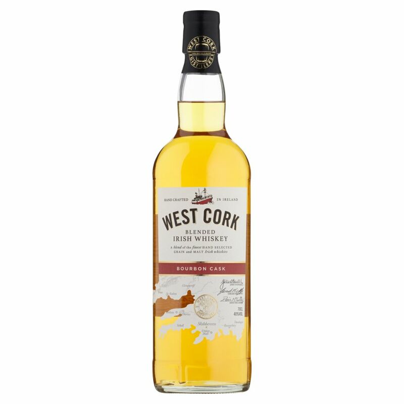 West Cork Blended Irish Whiskey Bourbon Cask 700ml West Cork Blended Irish Whiskey Bourbon Cask 700ml
