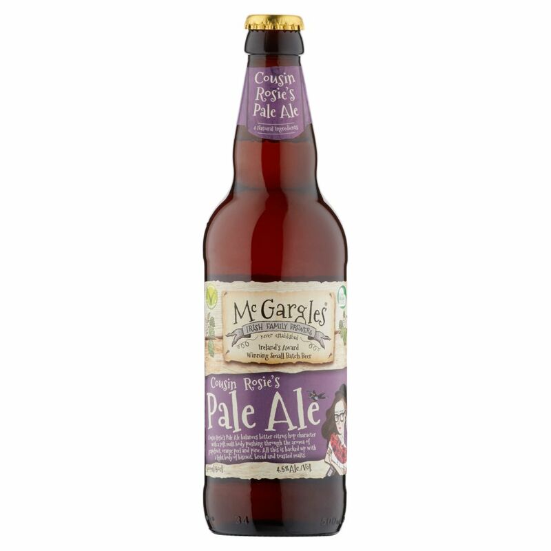 McGargles Cousin Rosie's Pale Ale 500ml McGargles Cousin Rosie's Pale Ale 500ml