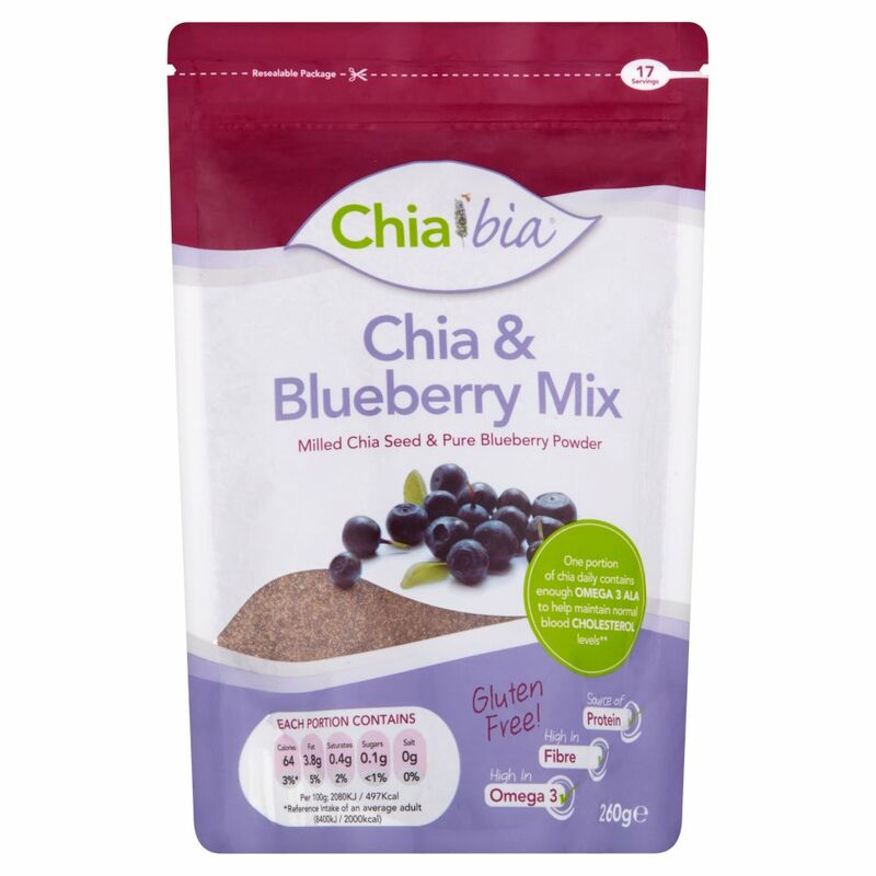Chia Bia Chia & Blueberry Mix 260g Chia Bia Chia & Blueberry Mix 260g