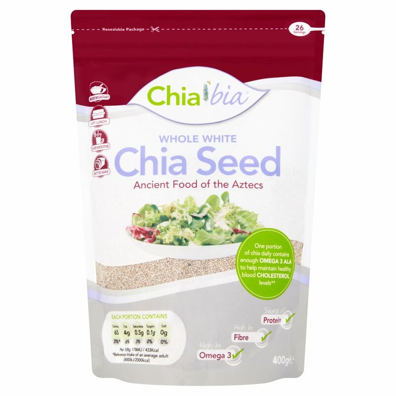 Chia Bia Whole White Chia Seed 400g Chia Bia Whole White Chia Seed 400g