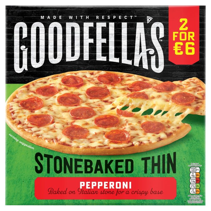 Goodfella's Stonebaked Thin Pepperoni 332g