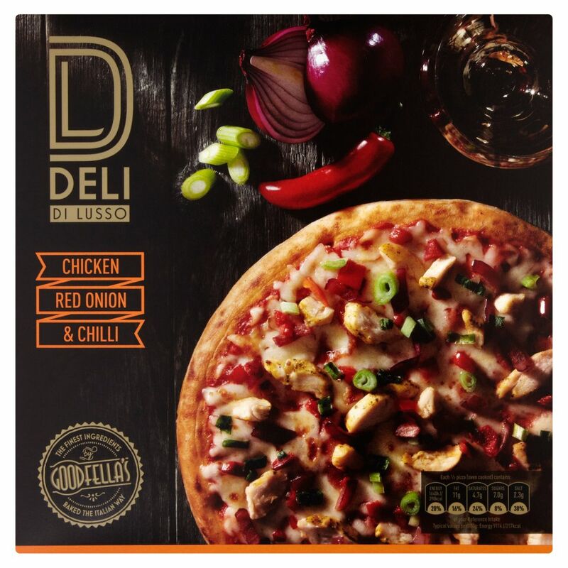 Goodfella's Deli Di Lusso Chicken, Red Onion & Chilli 373g Goodfella's Deli Di Lusso Chicken, Red Onion & Chilli 373g