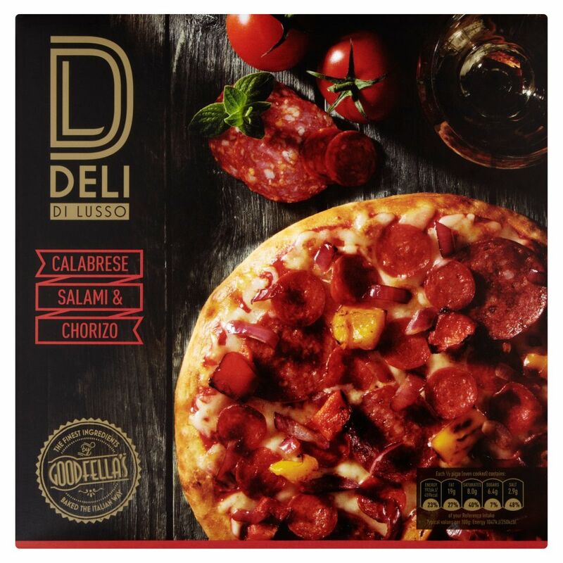Goodfella's Deli Di Lusso Calabrese, Salami & Chorizo 383g Goodfella's Deli Di Lusso Calabrese, Salami & Chorizo 383g