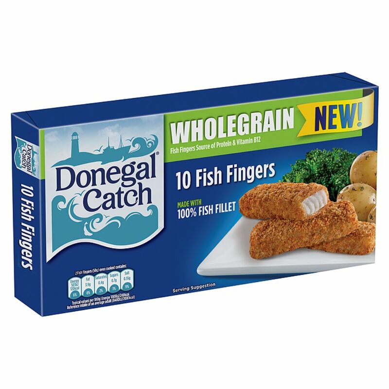 Donegal Catch 10 Wholegrain Fish Fingers 250g Donegal Catch 10 Wholegrain Fish Fingers 250g