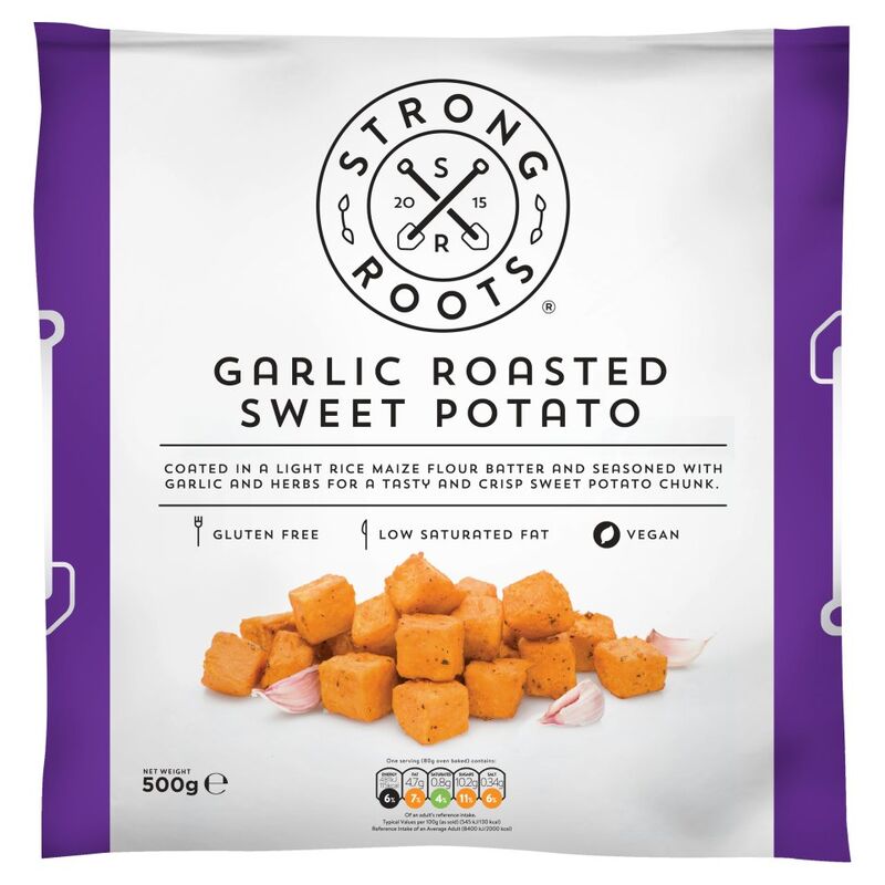 Strong Roots Garlic Roasted Sweet Potato 500g