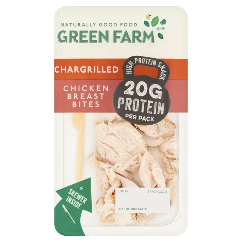 Green Farm Chargrilled Chicken Breast Bites 80g