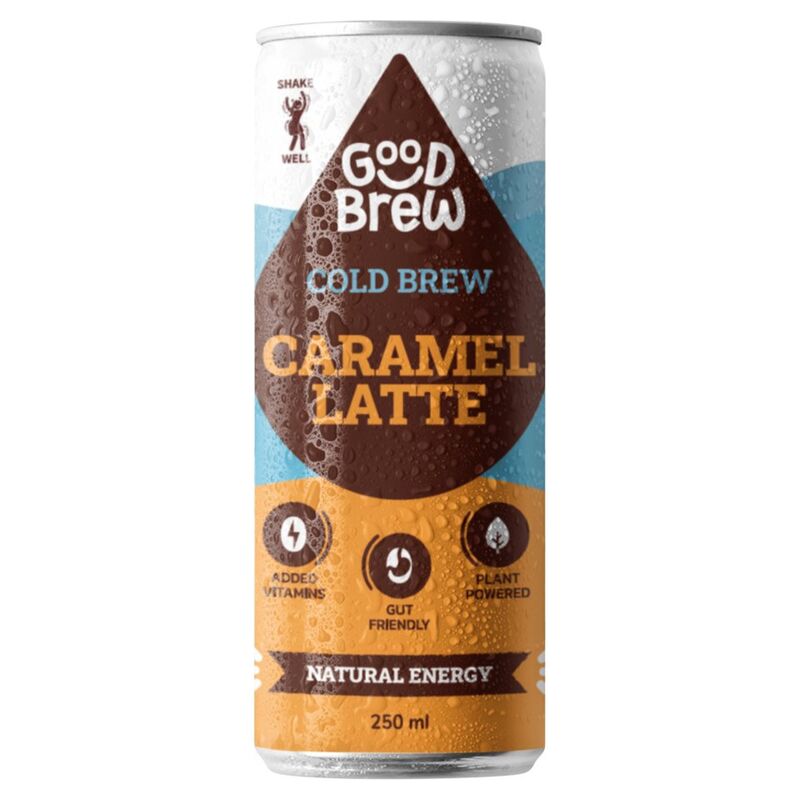GoodBrew Cold Brew Caramel Latte 250ml x 12