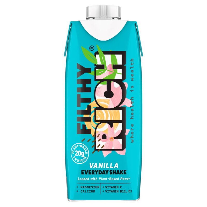 Filthy Rich Vanilla Protein And Vitamin Shake 330ml Centra