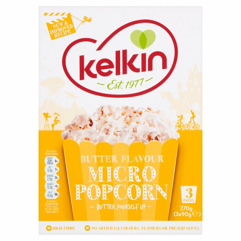 Kelkin Microwave Butter Popcorn 270g - Centra