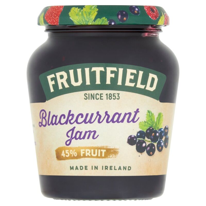 Fruitfield Blackcurrant Jam 330g