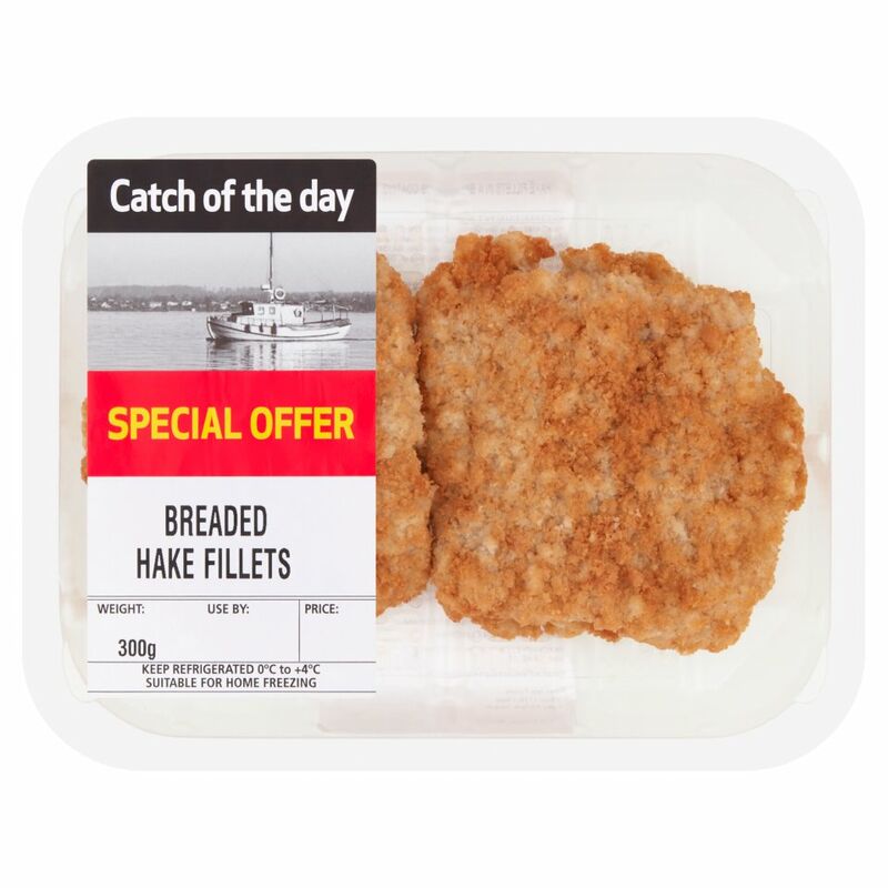 Catch of the Day Breaded Hake Fillets 300g