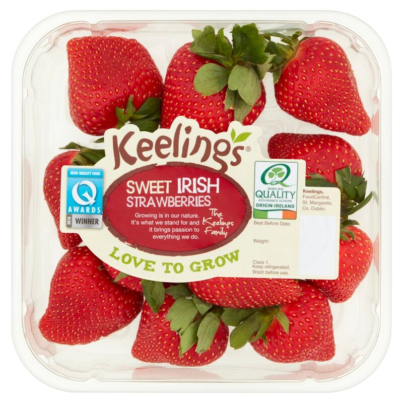 Keelings Sweet Irish Strawberries 400g