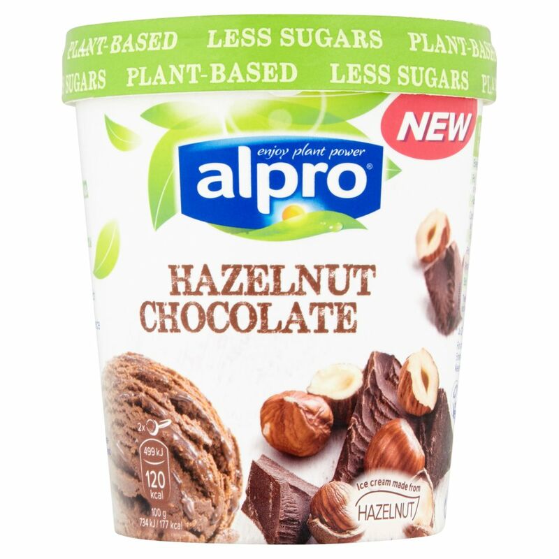 Alpro Hazelnut & Chocolate Ice Cream 500ml Alpro Hazelnut & Chocolate Ice Cream 500ml