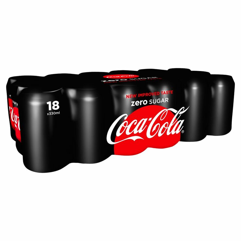 Coke Zero Can Pack 18x330ml - Centra