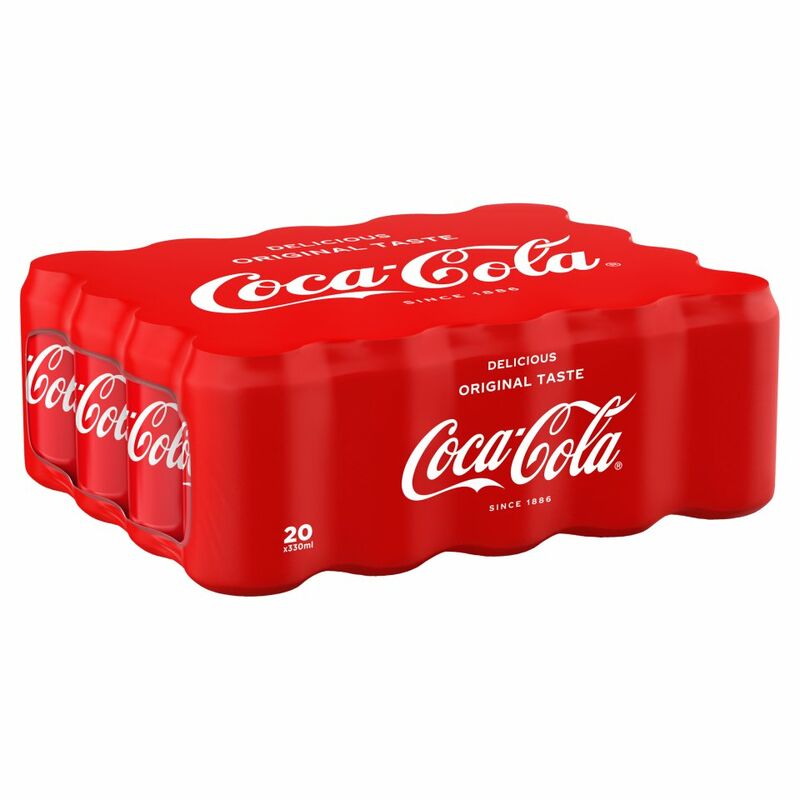 CocaCola Can Pack 20 x 330ml  Centra