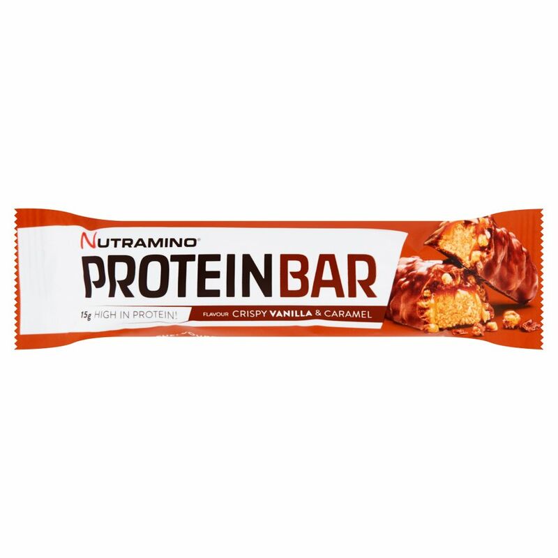 Nutramino Protein Bar Crispy Vanilla & Caramel Flavour 48g