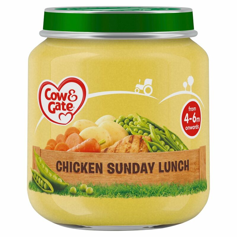 Cow & Gate Chicken Sunday Lunch from 4-6m Onwards 125g